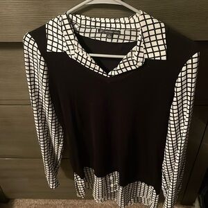 Long sleeve layered top nice for work
